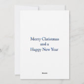 The Nativity with Mary, Joseph and baby Jesus  Feestdagenkaart (Achterkant)