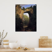 The Natural Bridge, Virginia door Frederick Church Poster (Keuken)