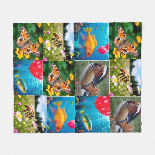 The Nature Fleece Deken (Voorkant (Horizontaal))