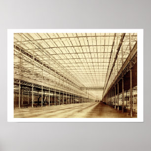 The Nave at Crystal Palace, Hyde Park, maart 1852 Poster