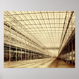 The Nave at Crystal Palace, Hyde Park, maart 1852 Poster