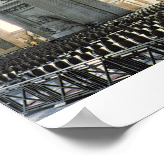 The Nave of St. Paul's Cathedral (foto) Poster (Hoek)