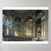 The Nave of St. Paul's Cathedral (foto) Poster (Voorkant)
