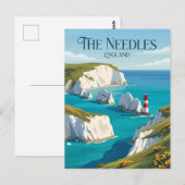 The Needles Engeland Briefkaart (Voorkant / Achterkant)