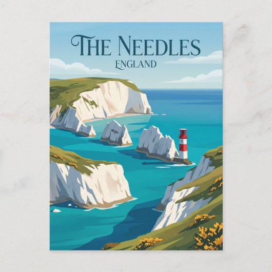 The Needles Engeland Briefkaart (Voorkant)