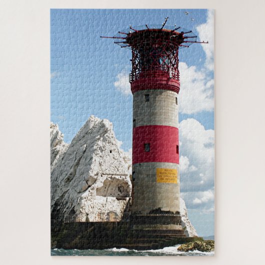 The Needles Lighthouse, Engeland Legpuzzel (Verticaal)