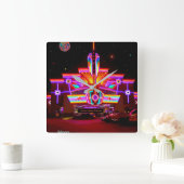 The Neon Moon Theater Vierkante Klok (Huis)