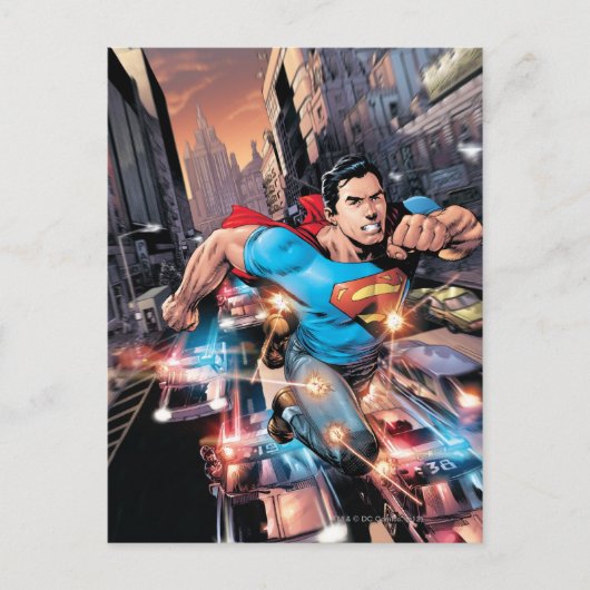 The New 52 - Superman #1 2 Briefkaart (Voorkant)