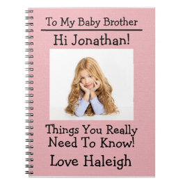 The New Big Sister - Aantekeningen bij de Baby - Notitieboek