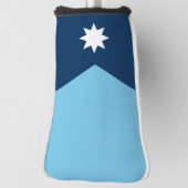 The new Flag of Minnesota State (2023 redesign) Golfheadcover (Draai 90)