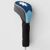 The new Flag of Minnesota State (2023 redesign) Golfheadcover (Schuin)