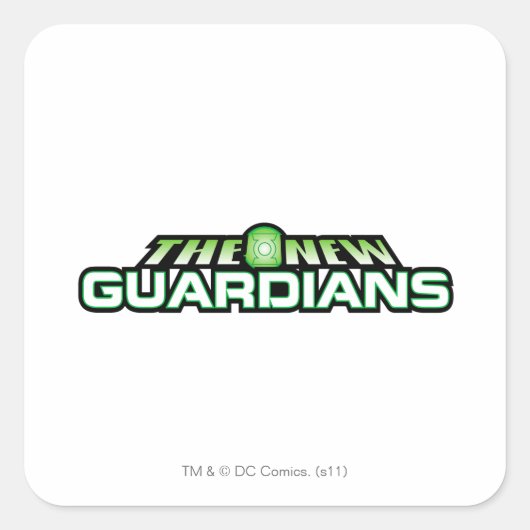 The New Guardians Vierkante Sticker (Voorkant)