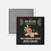 The New Orleans Voodoo Club - Crazy, Insane  Magneet (Voorkant / Achterkant)