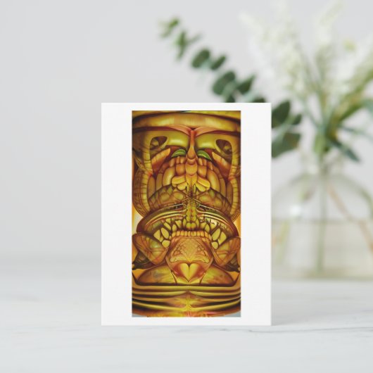 The New Tiki Freaks Briefkaart (Staand voorkant)