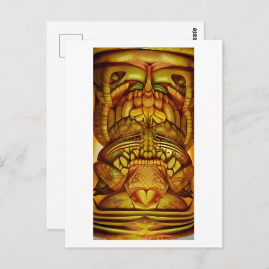 The New Tiki Freaks Briefkaart (Voorkant / Achterkant)