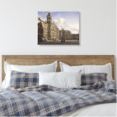 The New Town Hall, Amsterdam, 1668 Canvas Afdruk (Insitu (Slaapkamer))