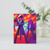 The New Wave Order Ken Gage Surrealisme Briefkaart (Staand voorkant)