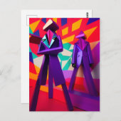 The New Wave Order Ken Gage Surrealisme Briefkaart (Voorkant / Achterkant)