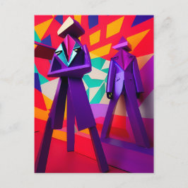 The New Wave Order Ken Gage Surrealisme Briefkaart