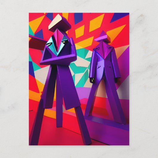 The New Wave Order Ken Gage Surrealisme Briefkaart (Voorkant)