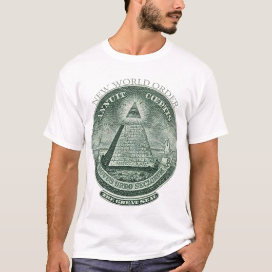 The New World Order Annuit Coeptis T-shirt (Voorkant)