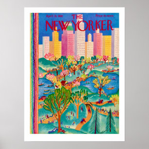 The New Yorker april 1928 afdruk Poster