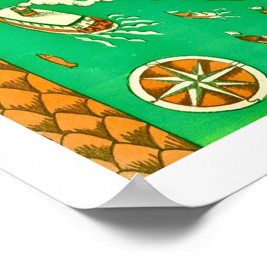 The New Yorker - Florida 12x16 Print (Hoek)