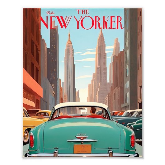 The New Yorker Foto Afdruk (Voorkant)