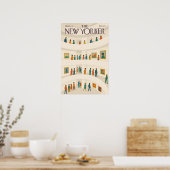 The New Yorker Museum Scene Poster (Keuken)