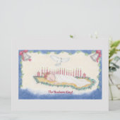 The Newborn King Feestdagenkaart (Staand voorkant)