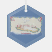 The Newborn King! Glas Ornament (Voorkant)