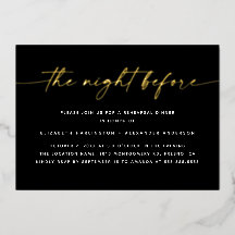 The Night Before | Gouden Proefdiner Oefening 