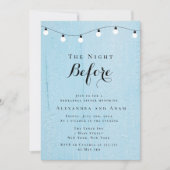 \The Night before Rehearsal Dinner Invitations Kaart (Voorkant)