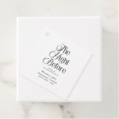 The Night Before  Rehearsal Dinner Thank You Bedankjes Labels (In situ)