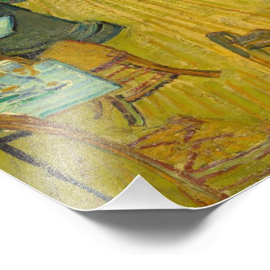 The Night Cafe, 1888 by Vincent van Gogh Foto Afdruk (Hoek)