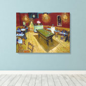 The Night Cafe | Van Gogh | Canvas Afdruk (Insitu (Houten vloer))