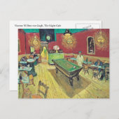 The Night Cafe van Van Gogh Briefkaart (Voorkant / Achterkant)