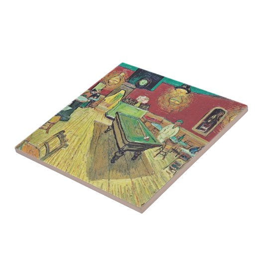 The Night Cafe van Van Gogh Tegeltje (Zijkant)
