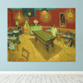 The Night Café van Vincent van Gogh (1888) Canvas Afdruk (Insitu (Houten vloer))