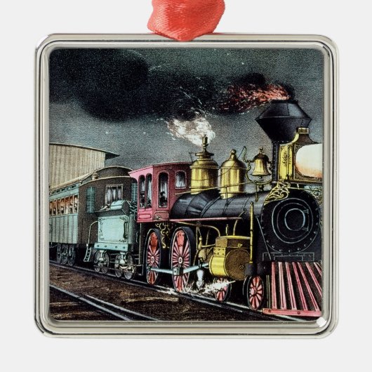 The Night Express: Het begin Metalen Ornament (Voorkant)