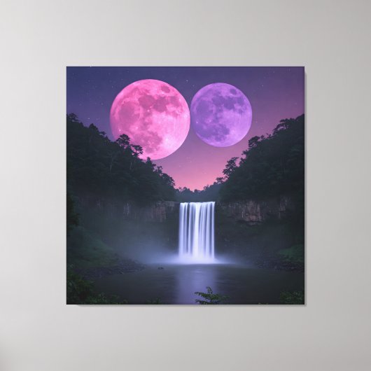 The Night Moons  Canvas Afdruk (Voorkant)