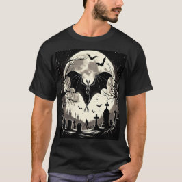 The Night of the Skeletal Bat T-shirt