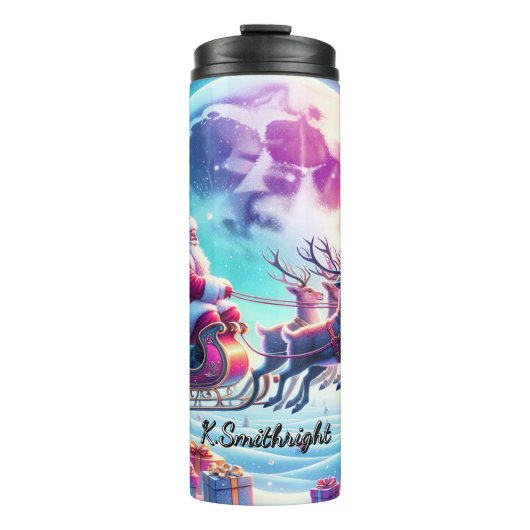 The Night Santa Took Flight Thermosbeker (Voorkant)