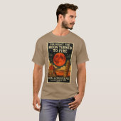THE NIGHT THE MOON TURNED TO FIRE TOTAL LUNAR ECLI T-SHIRT (Voorkant volledig)