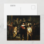 The Night Watch by Rembrandt Briefkaart (Voorkant / Achterkant)