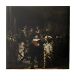 The Night Watch by Rembrandt van Rijn Tegeltje
