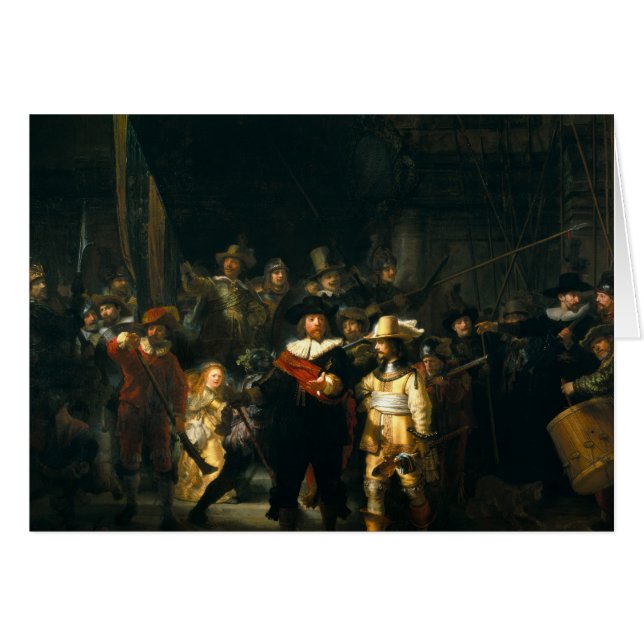 The Night Watch - Rembrandt (Voorkant Horizontaal)
