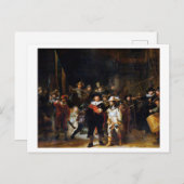 The Night Watch, Rembrandt, 1642 Briefkaart (Voorkant / Achterkant)