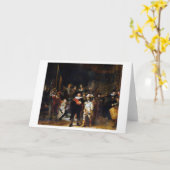 The Night Watch, Rembrandt, 1642 Kaart (Gele Bloem)
