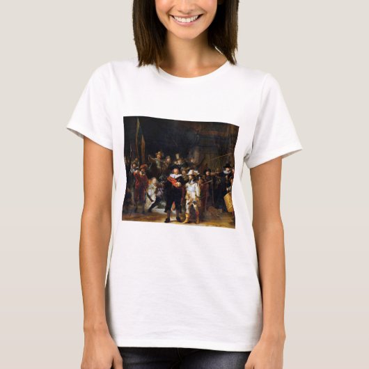 The Night Watch, Rembrandt, 1642 T-shirt (Voorkant)